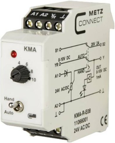 Metz Connect Analogwert-Geber 24 V/AC, V/DC in Weiß 11066001 - Bild 1