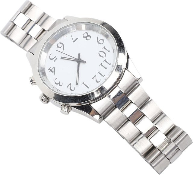 Digitaluhr shoemst, Edelstahl, Quarz, Weiß, Unisex - Bild 1