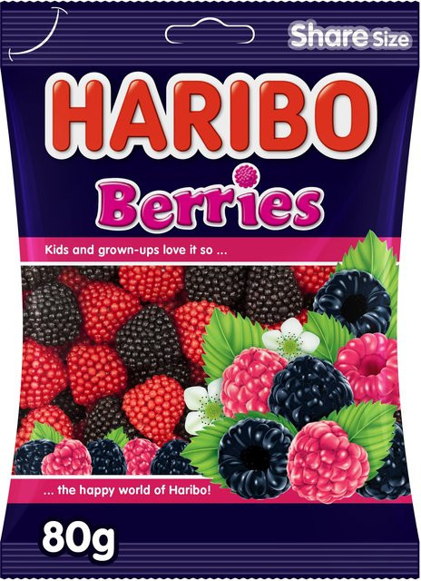 Haribo Beeren Fruchtgummi 4 x 80 g - Bild 1