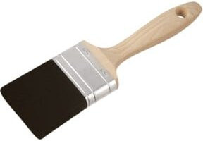 FRIESS-TECHNO-PROFI Flachpinsel BlackLine für lösungsmittelbasierte Lacke, Farbe: Schwarz, Breite: 50 mm - Bild 1