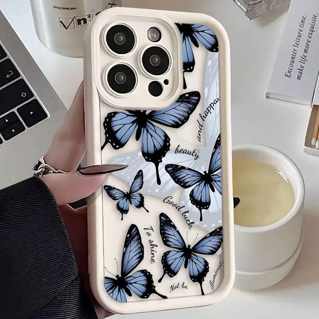 Schmetterlings Handyhülle für Xiaomi POCO X7 Pro 5G in Multicolour - Bild 1