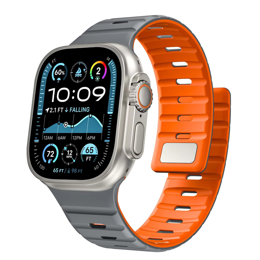 Uhrenarmband Silikon, Weiß, Unisex - Bild 3