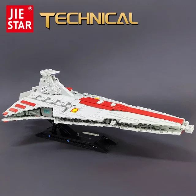 JIESTAR Venator Attack Cruiser Sternblöcke Ziegelmodellbau Raumschiff Spielzeug Set 67106 - Bild 1