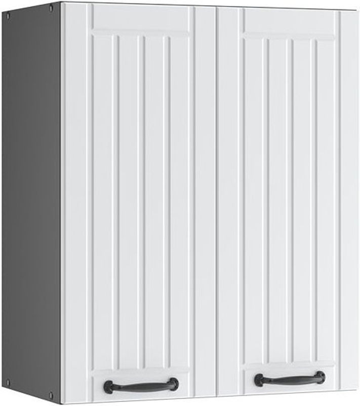 Vicco Hängeschrank Fame-line in Weiß Landhaus mit Drehtüren, B/T/H: 60 x 34,1 x 72 cm - Bild 1