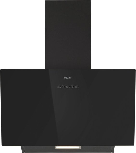 Mican Dunstabzugshaube KHA400MOFSA Wandmontage Schwarz Breite: 60 cm - Bild 1