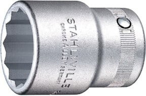 Stahlwille Steckschlüsseleinsatz 3/4 Zoll 20mm Silber aus Edelstahl - Bild 1