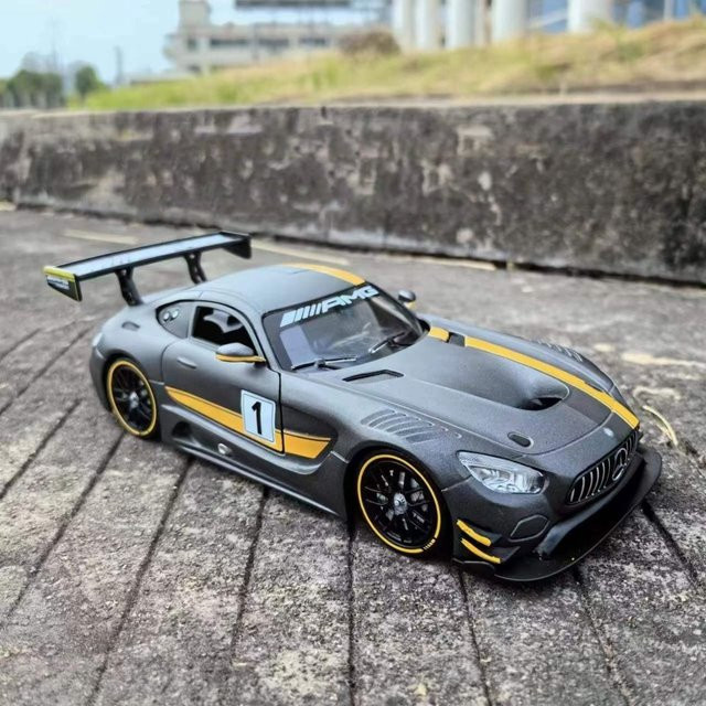 Maisto Benz GT3, Modellauto, 1:24, Metall, Grau - Bild 1