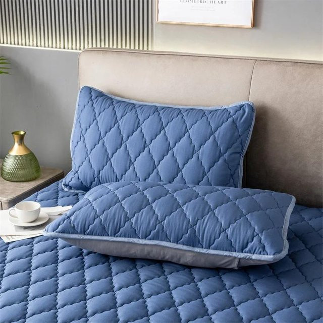 2er-Set Wasserdichte Kissenhüllen von Yiran Furniture, fleckenabweisend und allergikerfreundlich, aus Polyester und Baumwolle, maschinenwaschbar - Bild 1