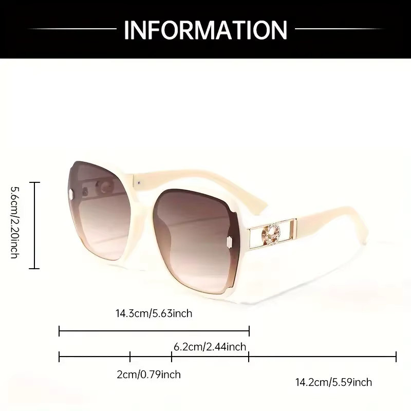Hindfield Sonnenbrille, quadratisch, Damen, Kunststoff - Bild 2