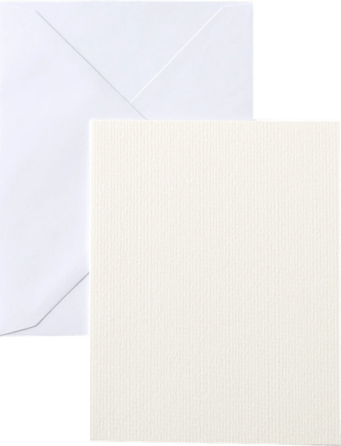 Cricut Aquarellkarten R20 in Weiß, 12 Stück - Bild 1