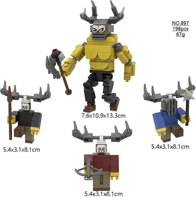 Yiran toy 99 Nächte im Wald Hirsch, Bausteine Set - Bild 1
