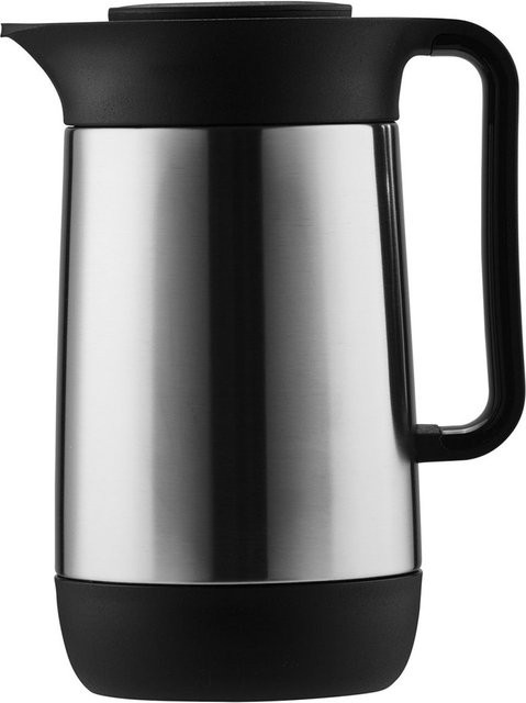 Helios Isolierkanne Contur in Silber matt, 0,6 l, Höhe: 21,3 cm - Bild 1