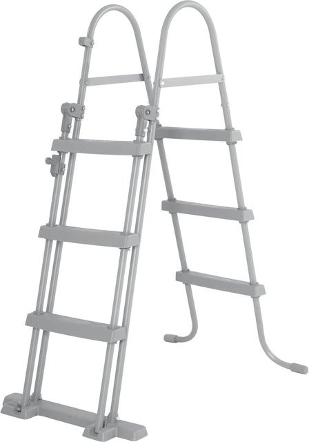Bestway Flowclear Sicherheitsleiter in Grau, Höhe: 107 cm - Bild 1