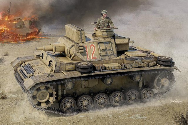 Trumpeter Pz.Kpfw.III Ausf.N - Tunisia, Fahrzeug, 1:16 - Bild 1