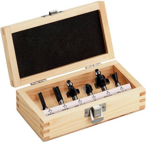Metabo Fräsersortiment-SP 6-teilig mit 8mm Schaftdurchmesser in Multicolor - Bild 1