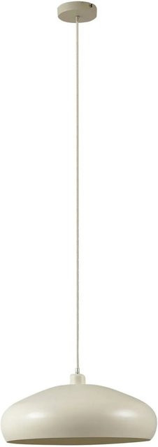 Lindby Pendelleuchte Elover Modern in Creme aus Metall, 1-flammig, E27 - Bild 1