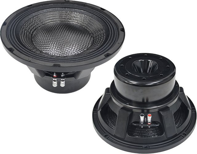 12 Zoll High-Power Linear Array Subwoofer mit Neodym-Magnet und Carbon Fiber Kegel in Schwarz - Bild 1