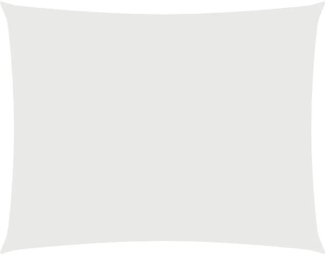 vidaXL Sonnensegel aus Oxford-Gewebe Rechteckig Weiß B/T/H: 3,5 x 4,5 m - Bild 1