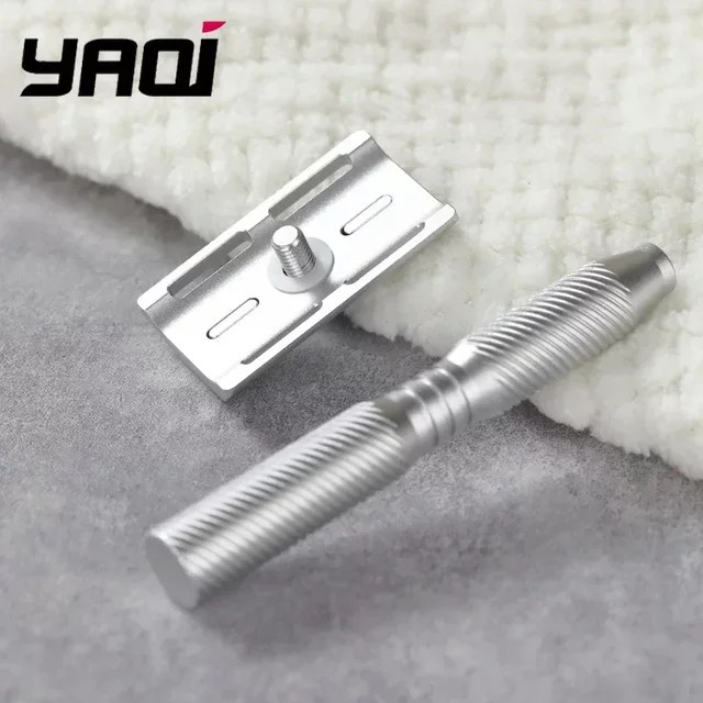 YAQI Ghost Aluminium-Version Sicherheitsrasierer Herren, verstellbare Klingen - Bild 1