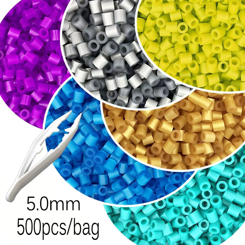 JSXuan Pixel-Puzzle-Perlen, Weihnachten, 500-teiliges Set, Bunt / Mehrfarbig - Bild 2