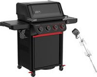 Weber Spirit EP-435R GBS Gasgrill Stealth-Edition in Schwarz-Rot mit porzellanemailliertem Gusseisen und Snap-Jet-Zündung - Bild 1
