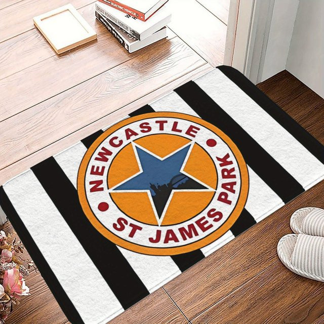 VIKAMA Newcastle St. James' Park Fußmatte, rutschfester Schmutzfänger für Fußballfans, B/B: 60,0 x 40,0 cm, mehrfarbig - Bild 1