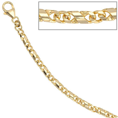 Colfem Armband 333 Gelbgold, massiv, 19 cm, Unisex - Bild 1
