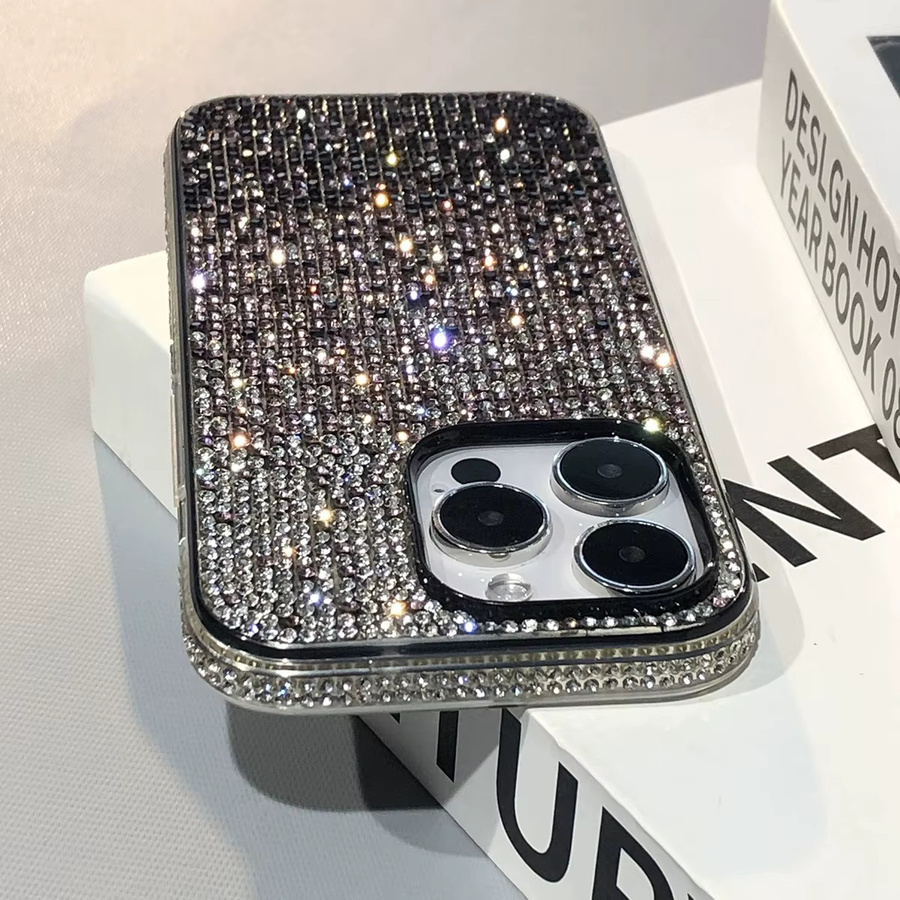 NUCWIN Glitzer Handyhülle mit Lanyard und Armband für iPhone 16 15 14 13 12 11 Pro Max Plus X XR XsMax in Grün - Bild 2