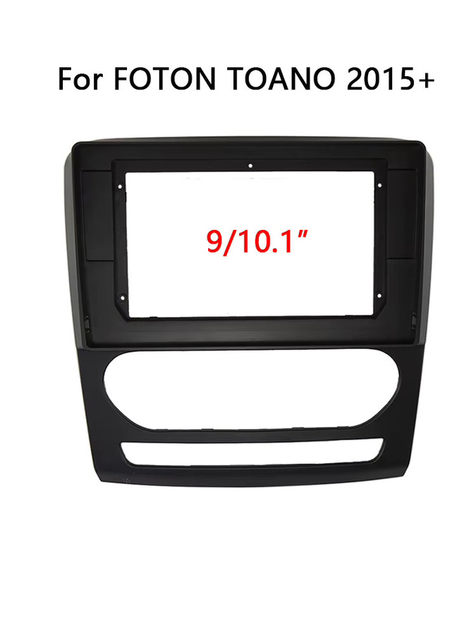 NHKUPOR Multimedia Player Fascia Rahmen Kit für FOTON TOANO 2015 in Schwarz - Bild 2