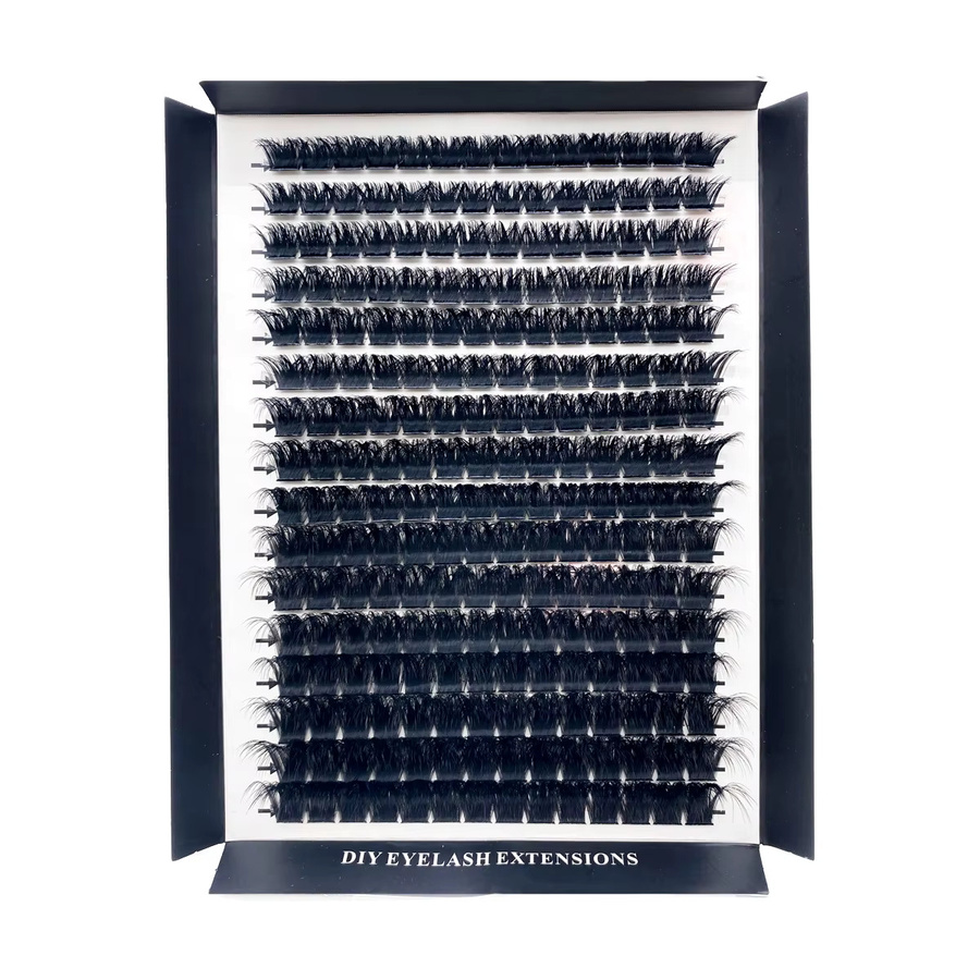 Q&DYHDHZP Falsche Wimpern, Segmentiert, Faux-Nerz, 150D - Bild 7