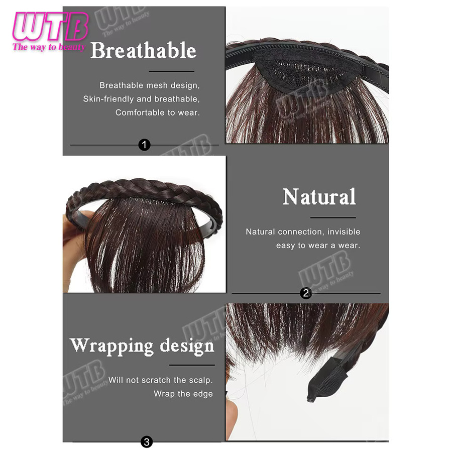 WTB Pony Haarteil Stirnband, synthetisch, Damen - Bild 3