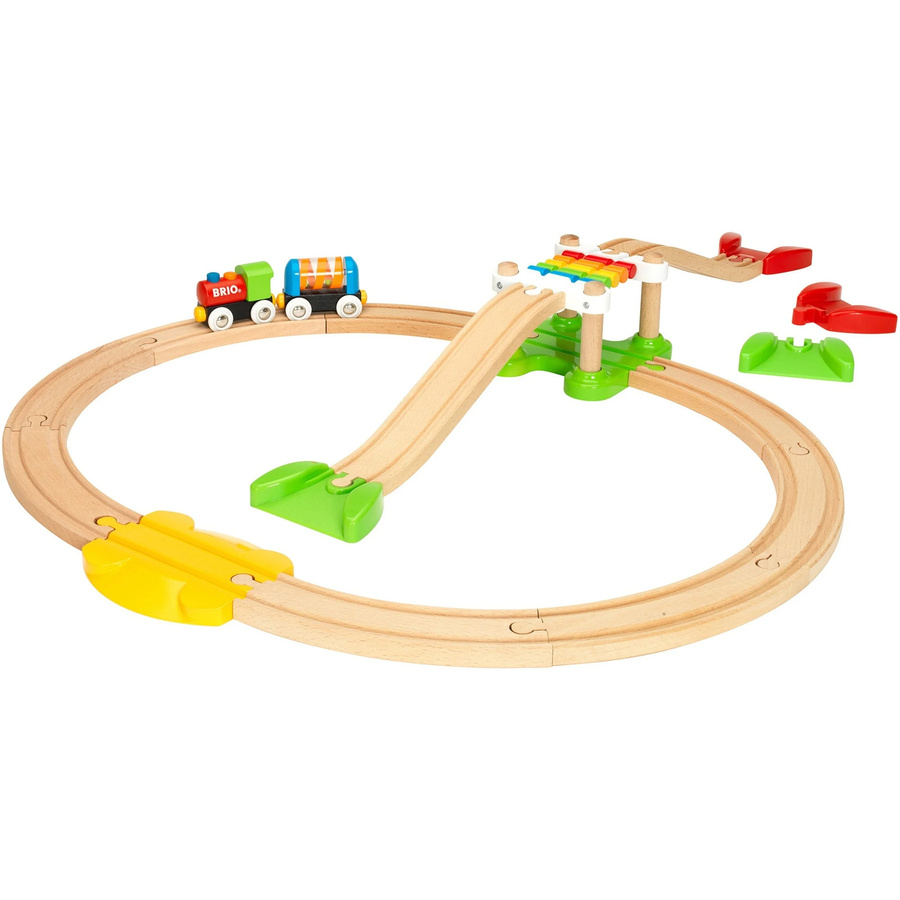 BRIO Mein erstes Bahn Spiel Set, Fahrzeuge, Holz - Bild 1