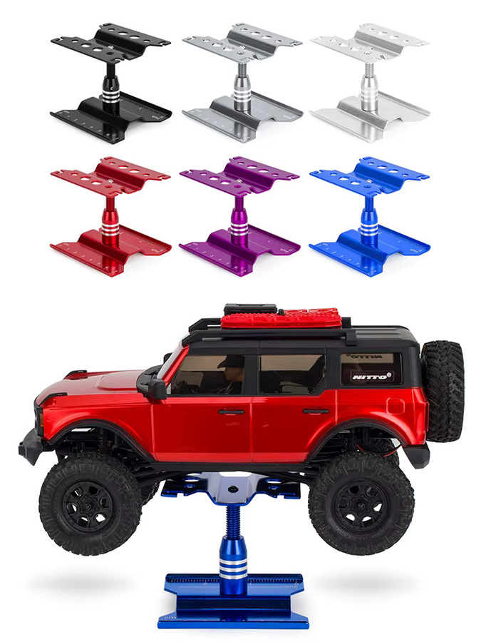 MALOM RC Aluminium-Reparaturstation, Arbeitsständer, Montageplattform, 360 Grad drehbar, Metall, Grau - Bild 7