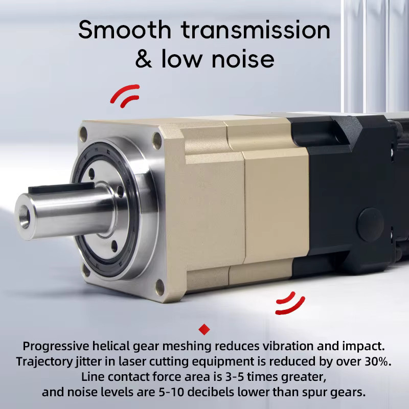 UMOT Backlash 5 Arcmin Hybrid-Schrittmotor mit Nema17-Getriebe und Schrägverzahnung für CNC-Roboter, Drehmoment 1,58–16 Nm, Übersetzungsverhältnis 4–70 - Bild 6
