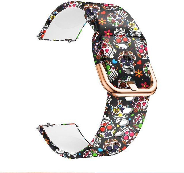 LIGE Uhrenarmband Silikon, 22 mm, Bunt, Unisex - Bild 1