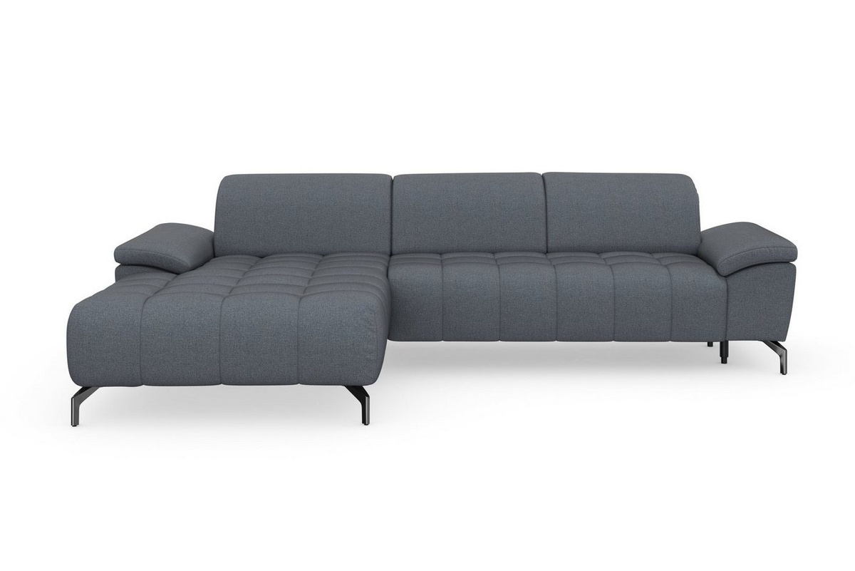 sit&more Ecksofa Cool L-Form mit motorischer Kopfteilverstellung oder Vorziehsitz - Bild 1