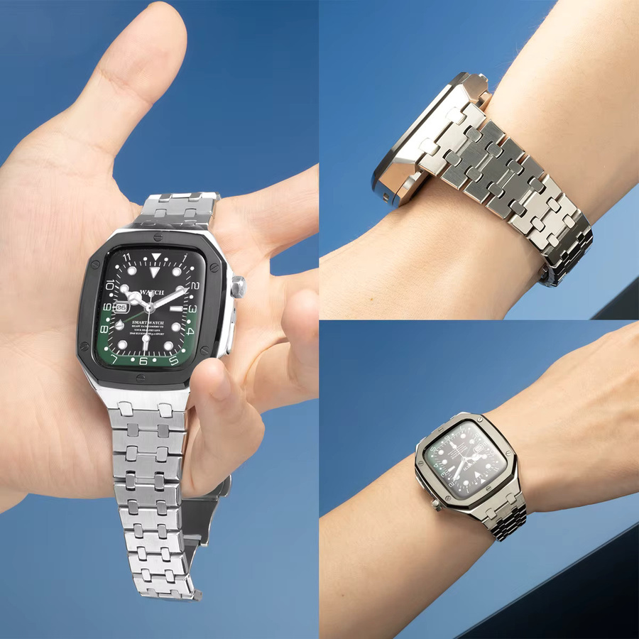 CHIICSMART Uhrenarmband-Set Edelstahl, Silber, Unisex - Bild 3