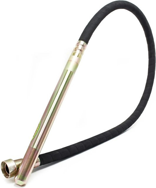Wiltec Betonrüttler Innenrüttler Rüttelflasche in Silber aus Stahl mit Durchmesser: 35 mm und Länge: 200 cm - Bild 1