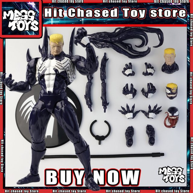 Bandai Marvel Venom Lethal Neighbor Anime Actionfigur, Schwarz, Kunststoff - Bild 1