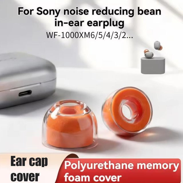2 Stück Silikon-Ersatz-Ohrstöpsel für Sony WF-1000XM6/5/4/3/2 In-Ear Kopfhörer, weich und rutschfest - Bild 1