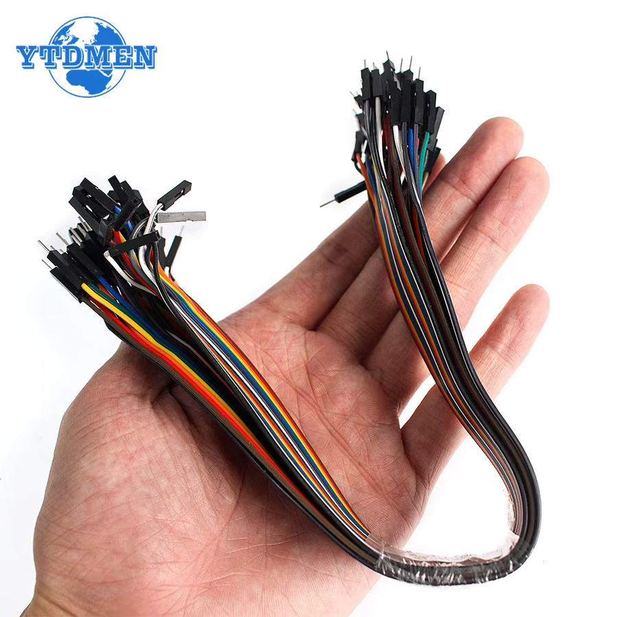 YTDMEN Dupont-Kabel DIY-Kit für Arduino, 20-polig, 30 cm Länge, Multicolor, verschiedene Steckertypen (Stecker auf Stecker, Buchse auf Stecker, Buchse auf Buchse) - Bild 4