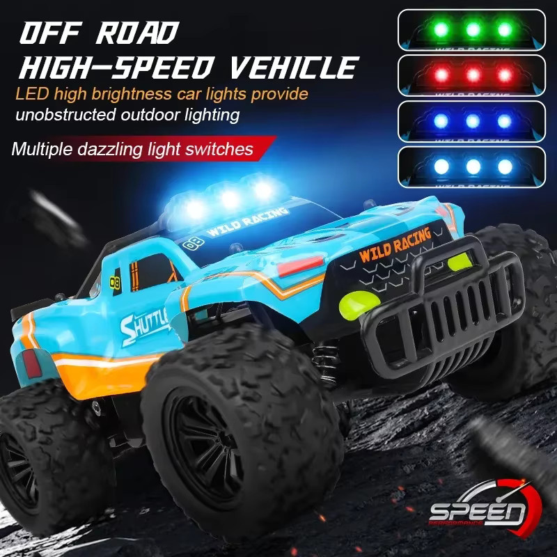 JJRC Hochgeschwindigkeits-Offroad-Auto, ferngesteuert, mit Autobeleuchtung - Bild 4