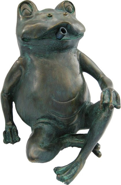 Ubbink Wasserspeier Frosch in Grün aus Polyresin - Bild 1