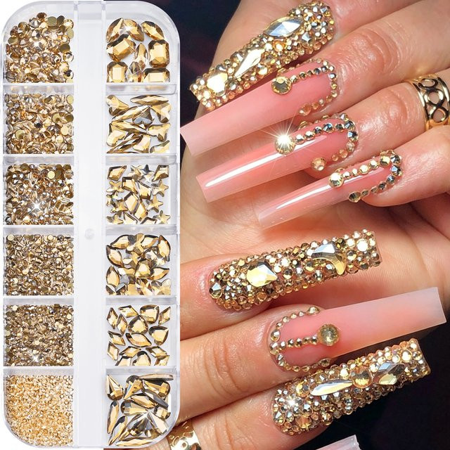 MAFANAILS Nagel-Charms, Champagner-Gold, Glänzend - Bild 1