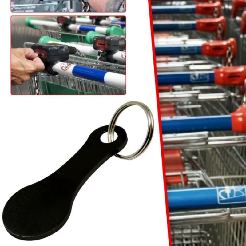 Schlüsselring Metall, Einkaufswagen Token, Bierflaschenöffner - Bild 3