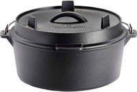 Napoleon Dutch Oven aus Gusseisen mit Deckel, Schwarz, 28 cm
