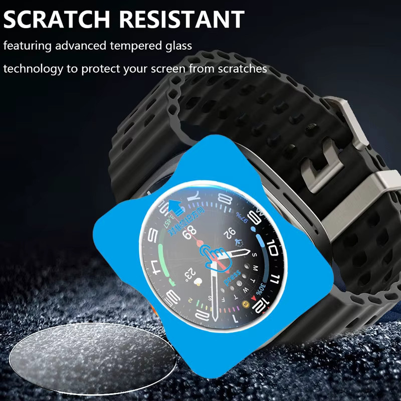 Samsung Displayschutzfolie Glas, Samsung Galaxy Watch 7 40 44 mm, 7 Ultra 47 mm - Bild 3