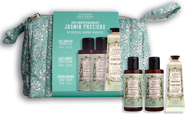 Panier des Sens Jasmin Reiseset, Duschgel, Body Lotion, Körper & Hände - Bild 1