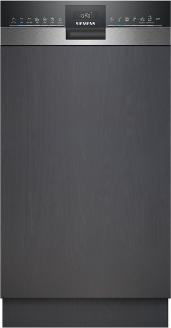 Siemens iQ300 SR53HS74KE Einbau-Geschirrspüler teilintegriert Edelstahl 45 cm mit App-Control und WiFi - Bild 1