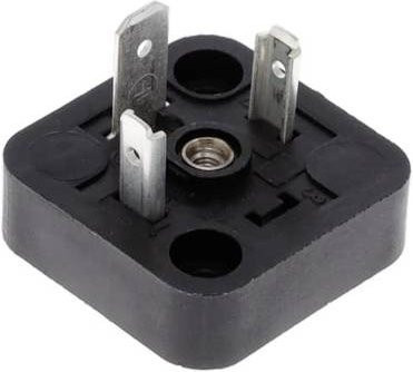 Molex DIN-Sockel 1210120095 in Schwarz mit Schraubanschluss - Bild 1
